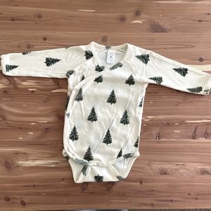 kate quinn trees organic cotton kimono 6-12m